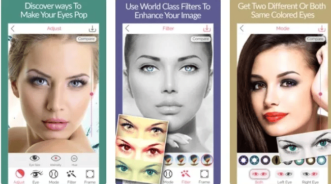 Application pour changer la couleur des yeux - Découvrez comment télécharger l'application